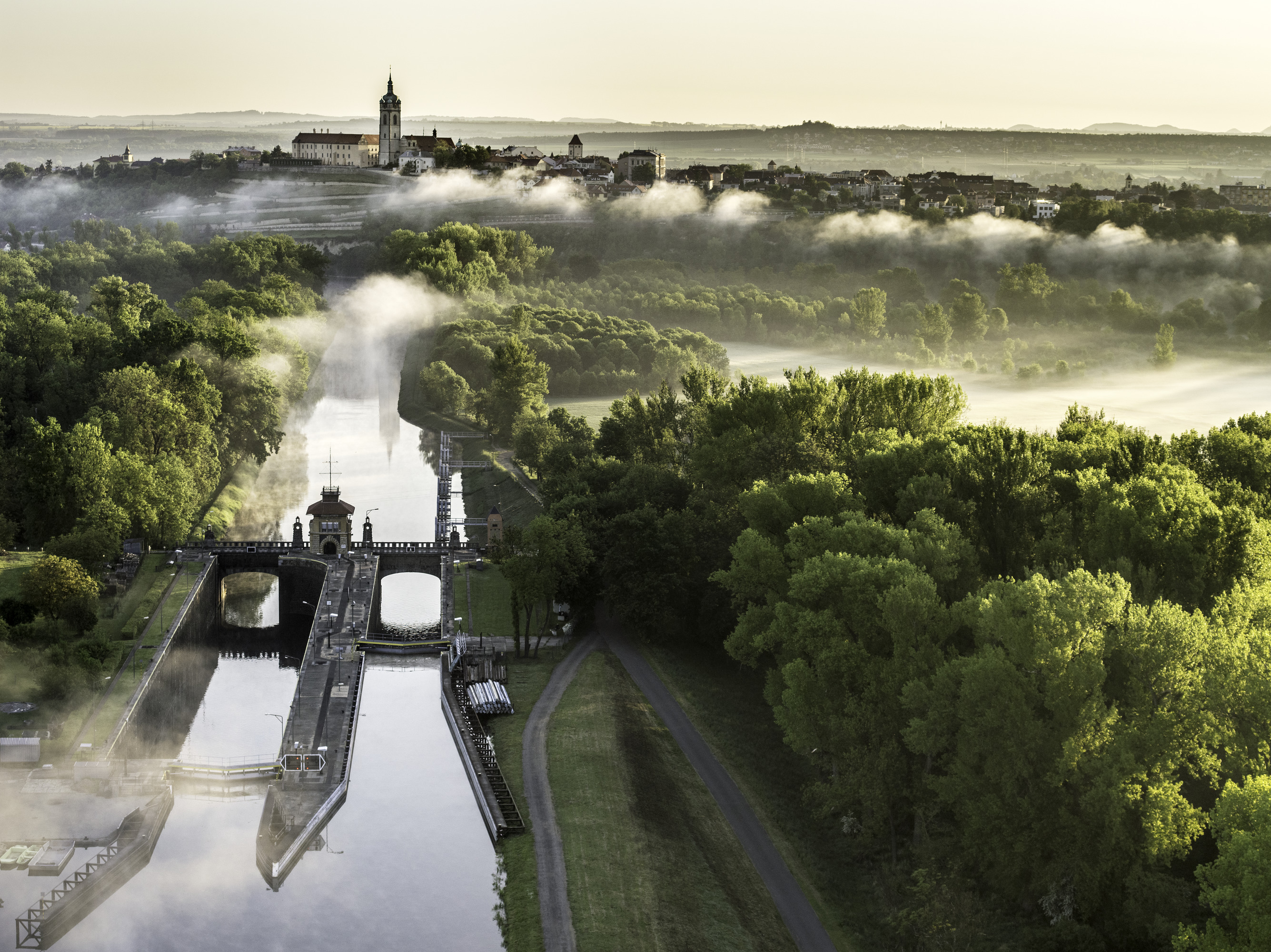 Zdymadlo Hořín na Vltavě